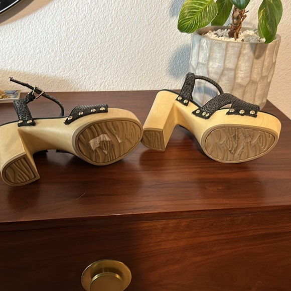 Sarto platform leather sandals - Picture 5 of 7